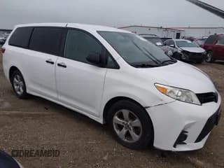✅ 2019 Toyota Sienna L • VIN: 5TDZZ3DC2KS988501 • Lot: 43711893. Listed on IAAI with 389,696 mi. Free auction sales archive from the USA and detailed vehicle history report at DreamBid. Image 1.