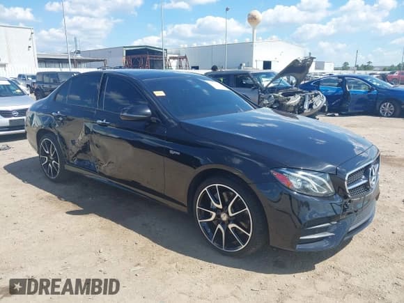 ✅ 2018 Mercedes-Benz E 43 AMG • VIN: WDDZF6EB6JA322257 • Lot: 43322111. Listed on IAAI with 129,748 mi. Free auction sales archive from the USA and detailed vehicle history report at DreamBid. Image 1.