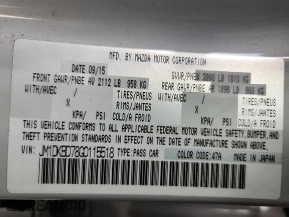 ✅ 2016 Mazda CX-3 Grand Touring • VIN: JM1DKBD78G0115518 • Lot: 84453565. Listed on Copart with 110,084 mi. Free auction sales archive from the USA and detailed vehicle history report at DreamBid. Image 14.