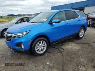 2024 Chevrolet Equinox LT z VIN 3GNAXKEG3RS229528, wystawiony jako Copart lot #69601125 z przebiegiem 13 691 mil mil oraz Szkoda całkowita • Salvage title. Historia ofert i sprzedaży dostępna na DreamBid. Obrazek 1.