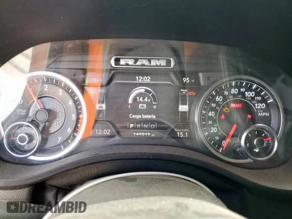 2020 Ram 1500 Laramie with VIN 1C6RREDT3LN260891, listed as a Copart auction lot 56818155 with 149,019 mi miles and Salvage title. Bid and sale history available at DreamBid. Image 9.