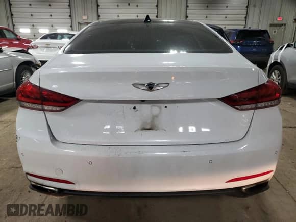 2015 Hyundai Genesis 3.8L z VIN KMHGN4JE9FU087301, wystawiony jako Copart lot #82121444 z przebiegiem 86 377 mil mil oraz Nie do naprawy • Non repairable. Historia ofert i sprzedaży dostępna na DreamBid. Obrazek 6.