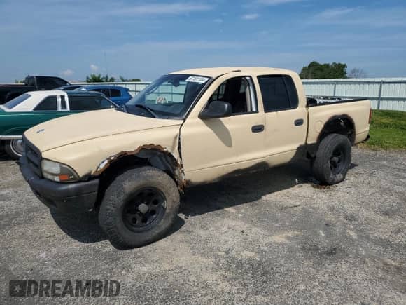 2004 Dodge Dakota Sport with VIN 1D7HG38N14S627273, listed as a Copart auction lot 67491104 with Not provided miles and Non repairable. Bid and sale history available at DreamBid. Image 1.