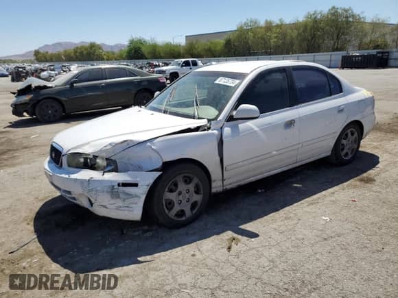 2003 Hyundai Elantra GLS with VIN KMHDN45D93U615368, listed as a Copart auction lot 67135734 with 316,741 mi miles and Salvage title. Bid and sale history available at DreamBid. Image 1.