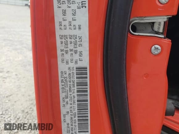 ✅ 2018 Dodge Journey GT • VIN: 3C4PDCEG1JT277299 • Lot: 57230885. Wystawiony na Copart z przebiegiem 110 656 mil. Bezpłatny archiwum sprzedaży aukcyjnych z USA i szczegółowy raport historii pojazdu na DreamBid. Zdjęcie 13.