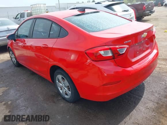 2018 Chevrolet Cruze LS with VIN 1G1BC5SM8J7238399, listed as a IAAI auction lot 43349933 with 95,140 mi miles and . Bid and sale history available at DreamBid. Image 3.