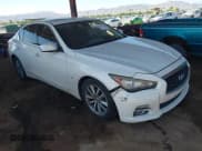 ✅ 2015 Infiniti Q50 • VIN: JN1BV7AP0FM357472 • Lot: 42725186. Listed on IAAI with 159,374 mi. Free auction sales archive from the USA and detailed vehicle history report at DreamBid. Image 1.