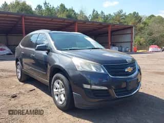 2017 Chevrolet Traverse LS z VIN 1GNKRFKD3HJ203382, wystawiony jako IAAI lot #43291772 z przebiegiem 232 489 mil mil oraz . Historia ofert i sprzedaży dostępna na DreamBid. Obrazek 1.