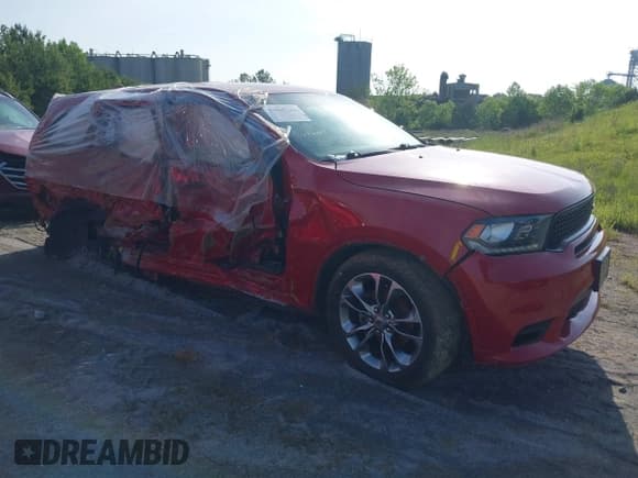 ✅ 2019 Dodge Durango GT Plus • VIN: 1C4RDHDG8KC549609 • Lot: 41008384. Listed on IAAI with 136,599 mi. Free auction sales archive from the USA and detailed vehicle history report at DreamBid. Image 1.