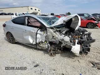 ✅ 2019 Hyundai Elantra Sport • VIN: KMHD04LB7KU813719 • Lot: 82560135. Listed on Copart with Not provided. Free auction sales archive from the USA and detailed vehicle history report at DreamBid. Image 4.