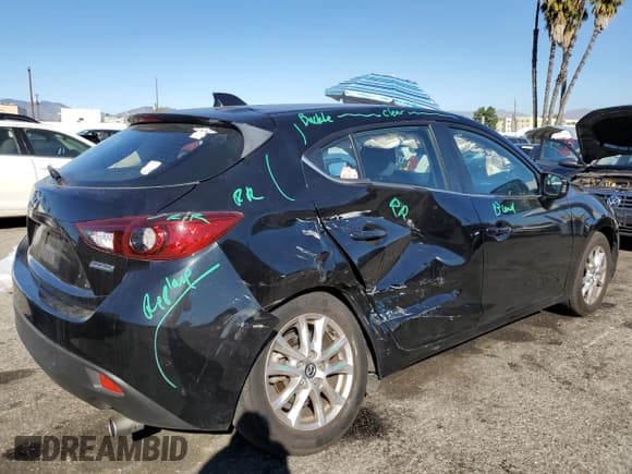 ✅ 2015 Mazda 3 i Touring • VIN: JM1BM1L72F1247535 • Lot: 91907405. Wystawiony na Copart z przebiegiem 82 180 mil. Bezpłatny archiwum sprzedaży aukcyjnych z USA i szczegółowy raport historii pojazdu na DreamBid. Zdjęcie 3.