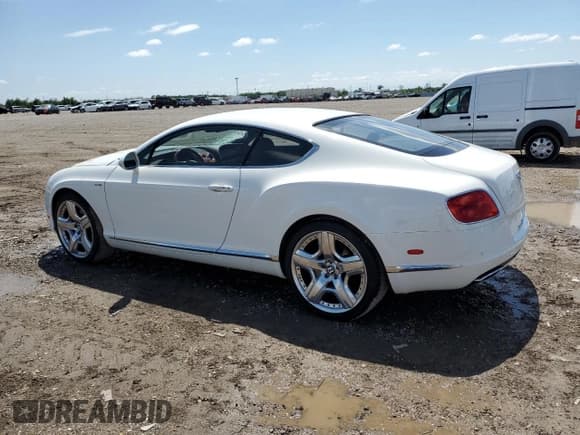 ✅ 2013 Bentley Continental GT • VIN: SCBFU7ZA2DC084722 • Lot: 50199214. Listed on Copart with 25,225 mi. Free auction sales archive from the USA and detailed vehicle history report at DreamBid. Image 2.