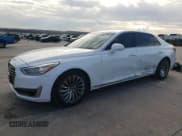 ✅ 2019 Genesis G90 Premium • VIN: KMHG34JA1KU050157 • Лот: 87208564. Опубликован ранее на Copart с пробегом 75 972 миль. Бесплатный доступ к архиву аукционных продаж из США и подробный отчёт об истории автомобиля на DreamBid. Изображение 1.