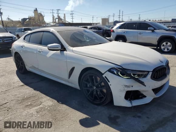 ✅ 2023 BMW 8 Series 840i • VIN: WBAGV2C04PCM45449 • Lot: 91686385. Listed on Copart with 29,887 mi. Free auction sales archive from the USA and detailed vehicle history report at DreamBid. Image 4.