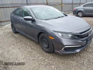 ✅ 2020 Honda Civic LX • VIN: 2HGFC2F60LH587701 • Lot: 43741941. Listed on IAAI with 111,256 mi. Free auction sales archive from the USA and detailed vehicle history report at DreamBid. Image 1.
