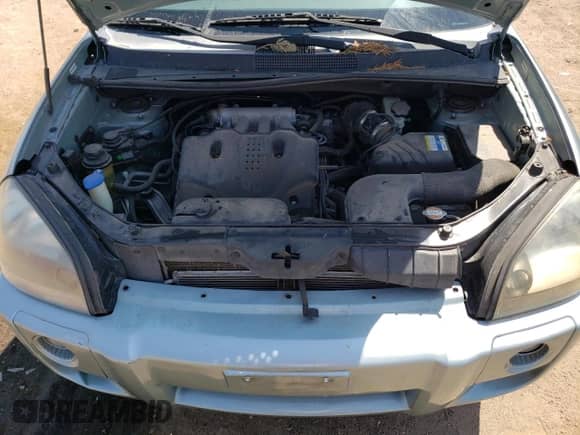 2008 Hyundai Tucson SE with VIN KM8JN72DX8U880462, listed as a Copart auction lot 65831134 with 92,077 mi miles and Salvage title. Bid and sale history available at DreamBid. Image 12.