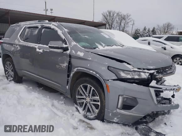 ✅ 2023 Chevrolet Traverse High Country • VIN: 1GNEVNKW4PJ124726 • Lot: 41197188. Wystawiony na IAAI z przebiegiem 72 344 mil. Bezpłatny archiwum sprzedaży aukcyjnych z USA i szczegółowy raport historii pojazdu na DreamBid. Zdjęcie 1.