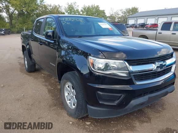 2020 Chevrolet Colorado 2WD Work Truck with VIN 1GCGSBEA1L1238847, listed as a IAAI auction lot 43325181 with 82,920 mi miles and . Bid and sale history available at DreamBid. Image 1.