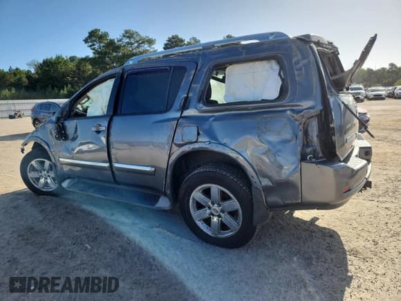 ✅ 2014 Nissan Armada Platinum • VIN: 5N1BA0NEXEN609001 • Lot: 84974035. Listed on Copart with Not provided. Free auction sales archive from the USA and detailed vehicle history report at DreamBid. Image 2.