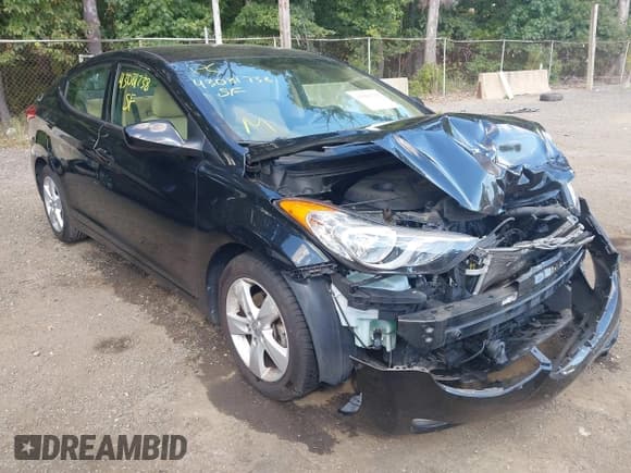 ✅ 2013 Hyundai Elantra GLS • VIN: 5NPDH4AE0DH260662 • Lot: 43081738. Listed on IAAI with 211,447 mi. Free auction sales archive from the USA and detailed vehicle history report at DreamBid. Image 1.