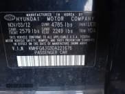 ✅ 2013 Hyundai Azera • VIN: KMHFG4JG3DA221676 • Lot: 42640884. Listed on IAAI with 212,216 mi. Free auction sales archive from the USA and detailed vehicle history report at DreamBid. Image 9.