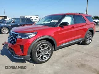 ✅ 2025 Ford Explorer Platinum • VIN: 1FMWK8HC2SGB58993 • Лот: 58005875. Опубликован ранее на Copart с пробегом 4 917 миль. Бесплатный доступ к архиву аукционных продаж из США и подробный отчёт об истории автомобиля на DreamBid. Изображение 1.