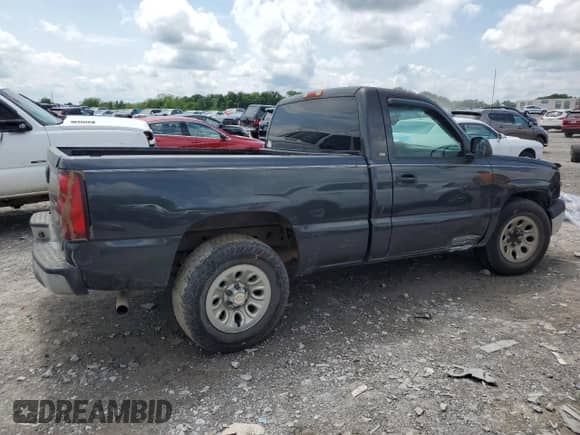 2005 Chevrolet Silverado 1500 Work Truck с VIN 1GCEC14X15Z151524, выставлен на аукционе Copart как лот 56392405 с пробегом 236 641 миль миль и Списание • Salvage title. История ставок и продаж доступна на DreamBid. Изображение 3.