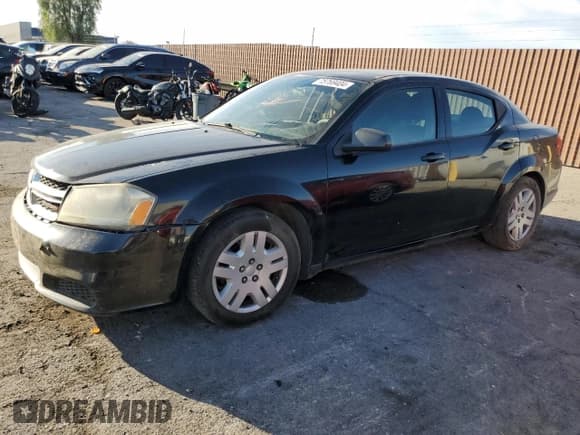✅ 2012 Dodge Avenger SE • VIN: 1C3CDZAB0CN286384 • Лот: 75769404. Опубликован ранее на Copart с пробегом 118 056 миль. Бесплатный доступ к архиву аукционных продаж из США и подробный отчёт об истории автомобиля на DreamBid. Изображение 1.