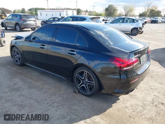 ✅ 2021 Mercedes-Benz A 35 AMG • VIN: W1K3G5BB0MJ266385 • Lot: 42040181. Listed on IAAI with 37,360 mi. Free auction sales archive from the USA and detailed vehicle history report at DreamBid. Image 3.