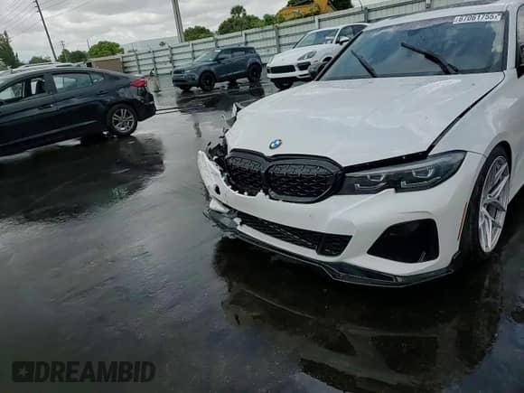 2022 BMW 3 Series M340i with VIN 3MW5U7J05N8C29964, listed as a Copart auction lot 67061755 with 30,874 mi miles and Salvage title. Bid and sale history available at DreamBid. Image 13.