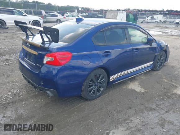 ✅ 2017 Subaru WRX • VIN: JF1VA1B60H9803723 • Lot: 42668073. Listed on IAAI with 71,250 mi. Free auction sales archive from the USA and detailed vehicle history report at DreamBid. Image 4.