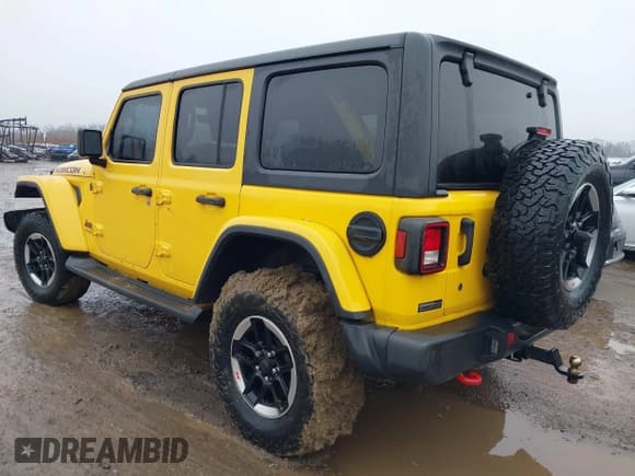 ✅ 2020 Jeep Wrangler Unlimited Rubicon • VIN: 1C4HJXFN7LW172944 • Lot: 41474893. Listed on IAAI with 76,726 mi. Free auction sales archive from the USA and detailed vehicle history report at DreamBid. Image 3.