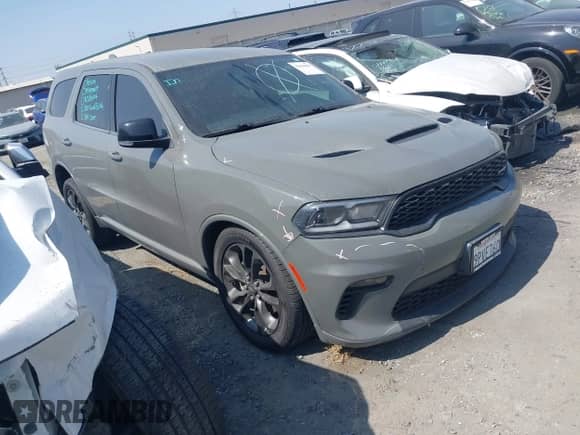 2021 Dodge Durango GT with VIN 1C4RDHDG8MC554523, listed as a IAAI auction lot 41858655 with 68,940 mi miles and . Bid and sale history available at DreamBid. Image 1.