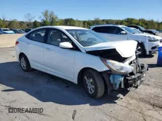 2013 Hyundai Accent GLS with VIN KMHCT4AE3DU460074, listed as a Copart auction lot 84752515 with 53,253 mi miles and Clean title. Bid and sale history available at DreamBid. Image 4.