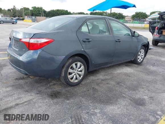 ✅ 2014 Toyota Corolla LE Plus • VIN: 5YFBURHE0EP121139 • Lot: 43808796. Listed on IAAI with 167,772 mi. Free auction sales archive from the USA and detailed vehicle history report at DreamBid. Image 4.