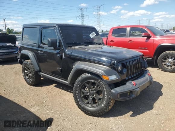 ✅ 2020 Jeep Wrangler Sport S • VIN: 1C4GJXAN0LW196196 • Lot: 71108495. Listed on Copart with 59,293 mi. Free auction sales archive from the USA and detailed vehicle history report at DreamBid. Image 4.