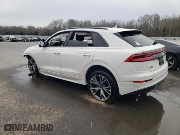 ✅ 2021 Audi Q8 Premium • VIN: WA1AVAF14MD028288 • Lot: 42691223. Listed on Copart with 23,508 mi. Free auction sales archive from the USA and detailed vehicle history report at DreamBid. Image 2.