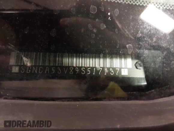 ✅ 2009 Chevrolet HHR 2LT • VIN: 3GNCA53V89S517137 • Lot: 41893450. Listed on IAAI with 160,984 mi. Free auction sales archive from the USA and detailed vehicle history report at DreamBid. Image 9.