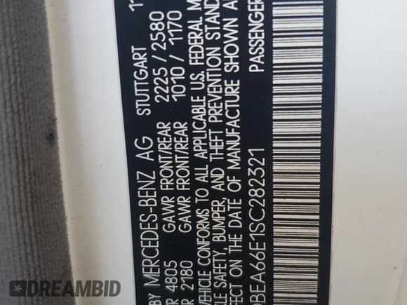 ✅ 1995 Mercedes-Benz E 320 • VIN: WDBEA66E1SC282321 • Lot: 69195635. Wystawiony na Copart z przebiegiem 171 983 mil. Bezpłatny archiwum sprzedaży aukcyjnych z USA i szczegółowy raport historii pojazdu na DreamBid. Zdjęcie 12.