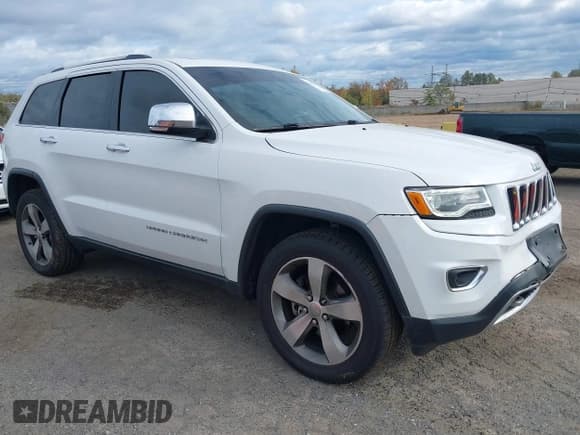 ✅ 2016 Jeep Grand Cherokee Limited • VIN: 1C4RJFBG3GC493487 • Лот: 43498307. Опубликован ранее на IAAI с пробегом 122 021 миль. Бесплатный доступ к архиву аукционных продаж из США и подробный отчёт об истории автомобиля на DreamBid. Изображение 1.