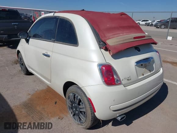 ✅ 2013 FIAT 500 Pop • VIN: 3C3CFFDR7DT539705 • Lot: 43611621. Listed on IAAI with 60,783 mi. Free auction sales archive from the USA and detailed vehicle history report at DreamBid. Image 3.
