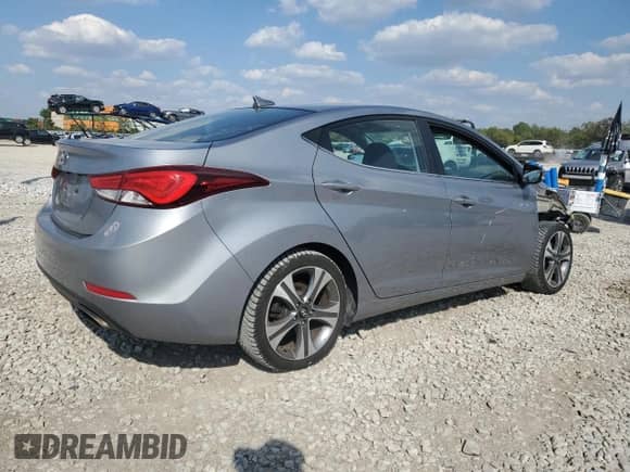 2016 Hyundai Elantra Sport with VIN KMHDH4AH1GU521216, listed as a Copart auction lot 81899825 with 109,281 mi miles and Salvage title. Bid and sale history available at DreamBid. Image 3.