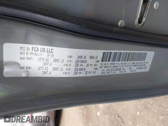 ✅ 2020 Jeep Cherokee Limited • VIN: 1C4PJMDX7LD520090 • Lot: 40402264. Wystawiony na IAAI z przebiegiem 120 395 mil. Bezpłatny archiwum sprzedaży aukcyjnych z USA i szczegółowy raport historii pojazdu na DreamBid. Zdjęcie 9.