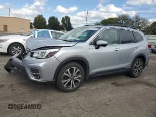 2019 Subaru Forester Limited z VIN JF2SKASC4KH492232, wystawiony jako Copart lot #82275575 z przebiegiem 89 236 mil mil oraz Szkoda całkowita • Salvage title. Historia ofert i sprzedaży dostępna na DreamBid. Obrazek 1.