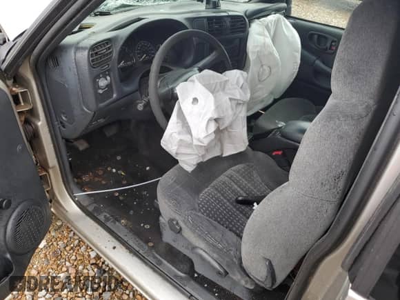 2002 Chevrolet Blazer LS with VIN 1GNCS18W92K112977, listed as a Copart auction lot 58580545 with Not provided miles and Salvage title. Bid and sale history available at DreamBid. Image 8.