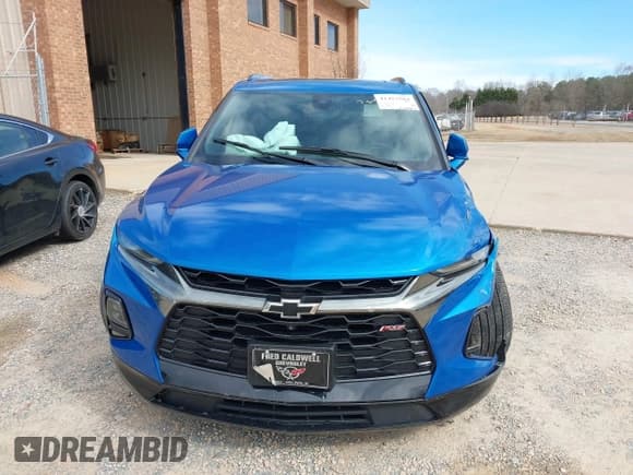 ✅ 2020 Chevrolet Blazer RS • VIN: 3GNKBKRS0LS591471 • Lot: 41453584. Listed on IAAI with 55,271 mi. Free auction sales archive from the USA and detailed vehicle history report at DreamBid. Image 13.