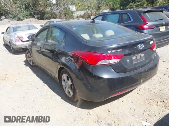✅ 2013 Hyundai Elantra GLS • VIN: 5NPDH4AE3DH295406 • Lot: 43329432. Listed on IAAI with 148,077 mi. Free auction sales archive from the USA and detailed vehicle history report at DreamBid. Image 3.