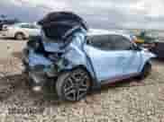 2022 Hyundai Veloster with VIN KMHT36AH5NU012801, listed as a Copart auction lot 71395064 with 20,133 mi miles and Salvage title. Bid and sale history available at DreamBid. Image 3.