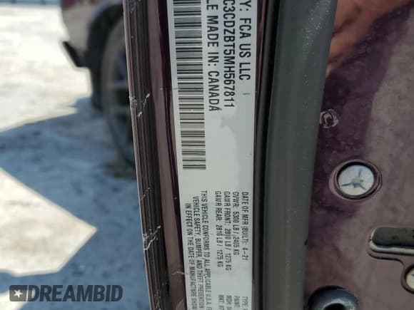 ✅ 2021 Dodge Challenger R/T • VIN: 2C3CDZBT5MH567811 • Lot: 71942684. Wystawiony na Copart z przebiegiem 57 060 mil. Bezpłatny archiwum sprzedaży aukcyjnych z USA i szczegółowy raport historii pojazdu na DreamBid. Zdjęcie 14.