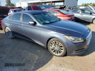 2015 Hyundai Genesis 3.8L z VIN KMHGN4JE1FU098809, wystawiony jako Copart lot #73748684 z przebiegiem 255 411 mil mil oraz Szkoda całkowita • Salvage title. Historia ofert i sprzedaży dostępna na DreamBid. Obrazek 4.